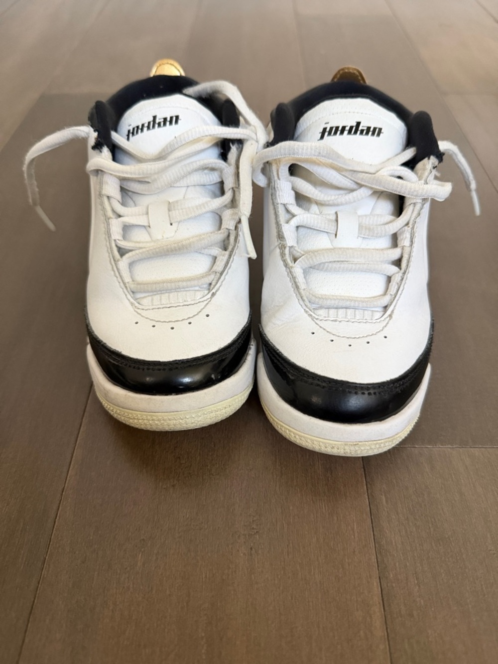 Jordan Kids Sneakers Trio - Red/Black, White/Black, Blue/White - Picture 5 of 13